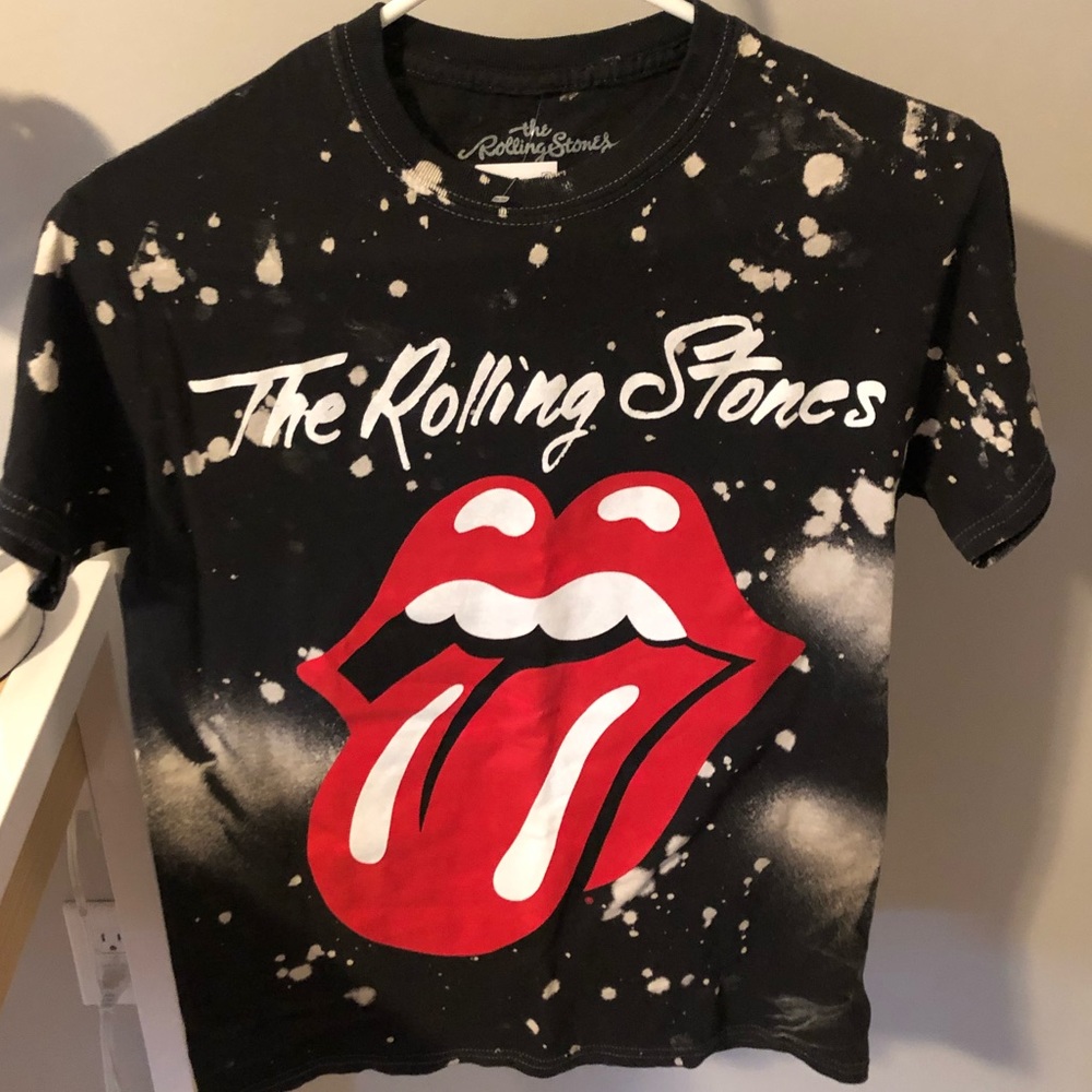 Oversized Distressed “The Rolling Stones” T- Shirt